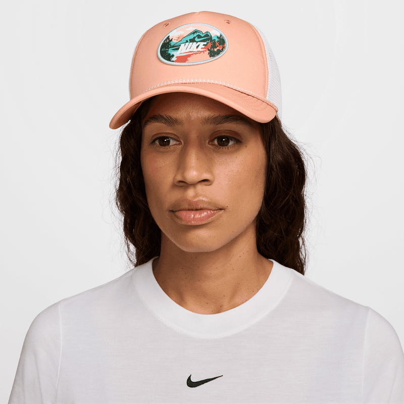 Nike Rise Structured Outdoor Trucker Cap 'Apricot/Agate/White'