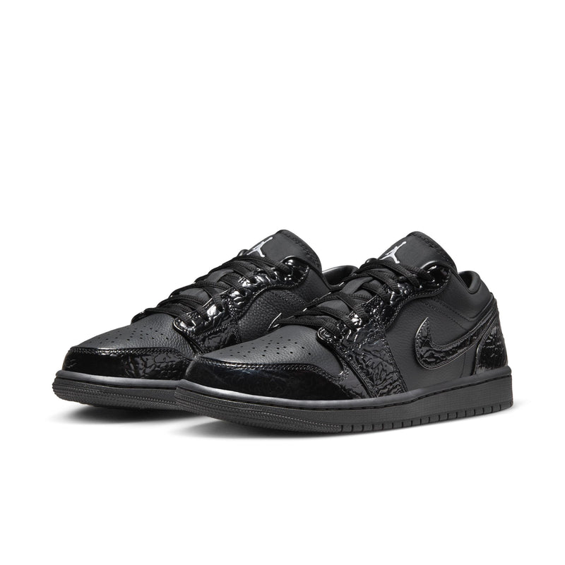 Air Jordan 1 Low SE Women's Shoes "Black/White/Silver'