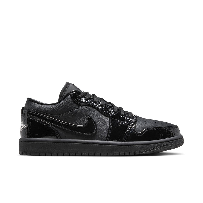 Air Jordan 1 Low SE Women's Shoes "Black/White/Silver'