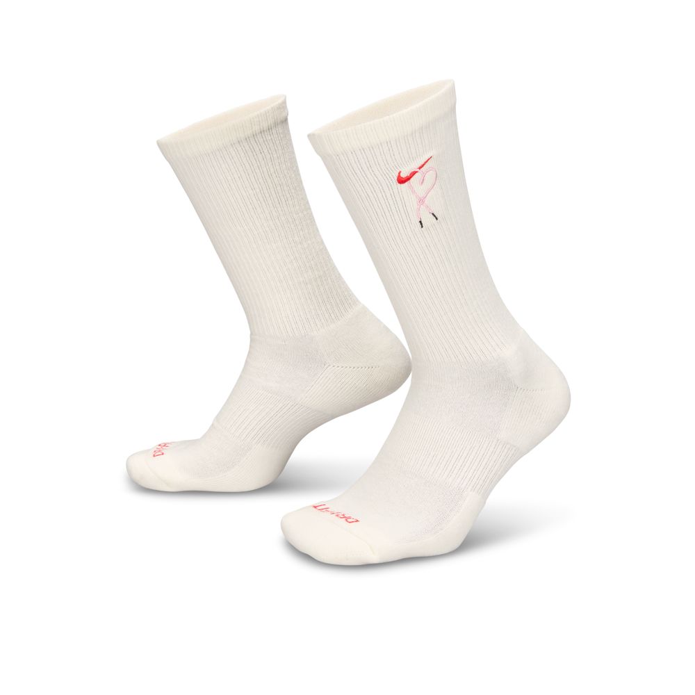 Nike Everyday Plus Cushioned Crew Socks (1 Pair) 'Sail/Pink'