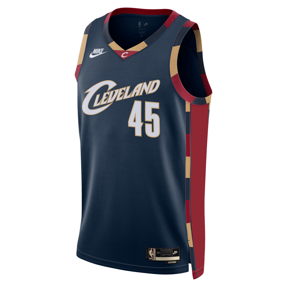 Donovan Mitchell Cleveland Cavaliers 2025/26 Hardwood Classics Men's Nike Dri-FIT NBA Swingman Jersey 'Navy'