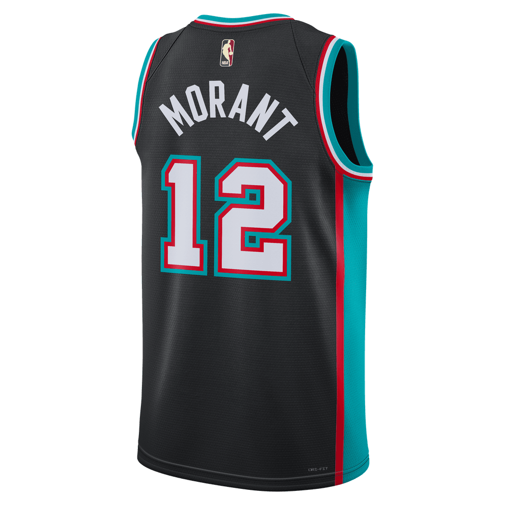 Ja Morant Memphis Grizzlies 2025/26 Hardwood Classics Men's Nike Dri-FIT NBA Swingman Jersey 'Black'