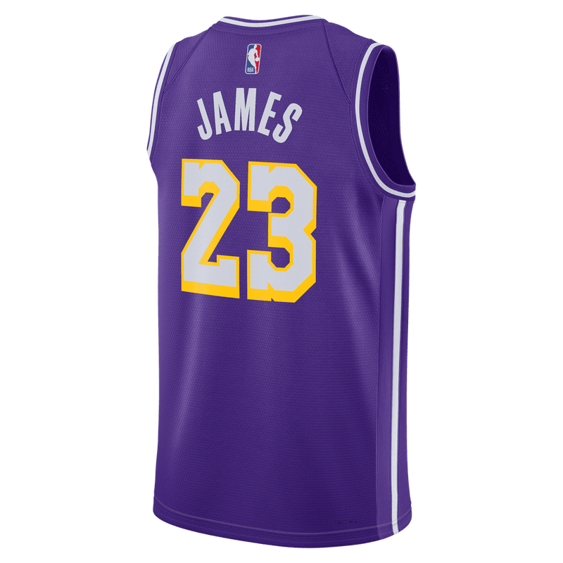 LeBron James Los Angeles Lakers 2025/26 Statement Edition Men's Nike Dri-FIT NBA Swingman Jersey 'Purple'