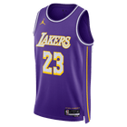 LeBron James Los Angeles Lakers 2025/26 Statement Edition Men's Nike Dri-FIT NBA Swingman Jersey 'Purple'