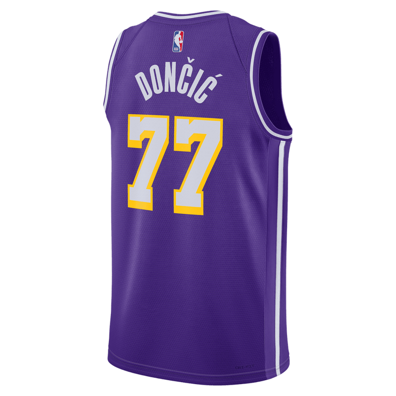 Luka Doncic Los Angeles Lakers 2025/26 Statement Edition Men's Nike Dri-FIT NBA Swingman Jersey 'Purple'