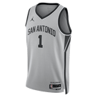 Victor Wembanyama San Antonio Spurs 2025/26 Statement Edition Men's Nike Dri-FIT NBA Swingman Jersey 'Silver'