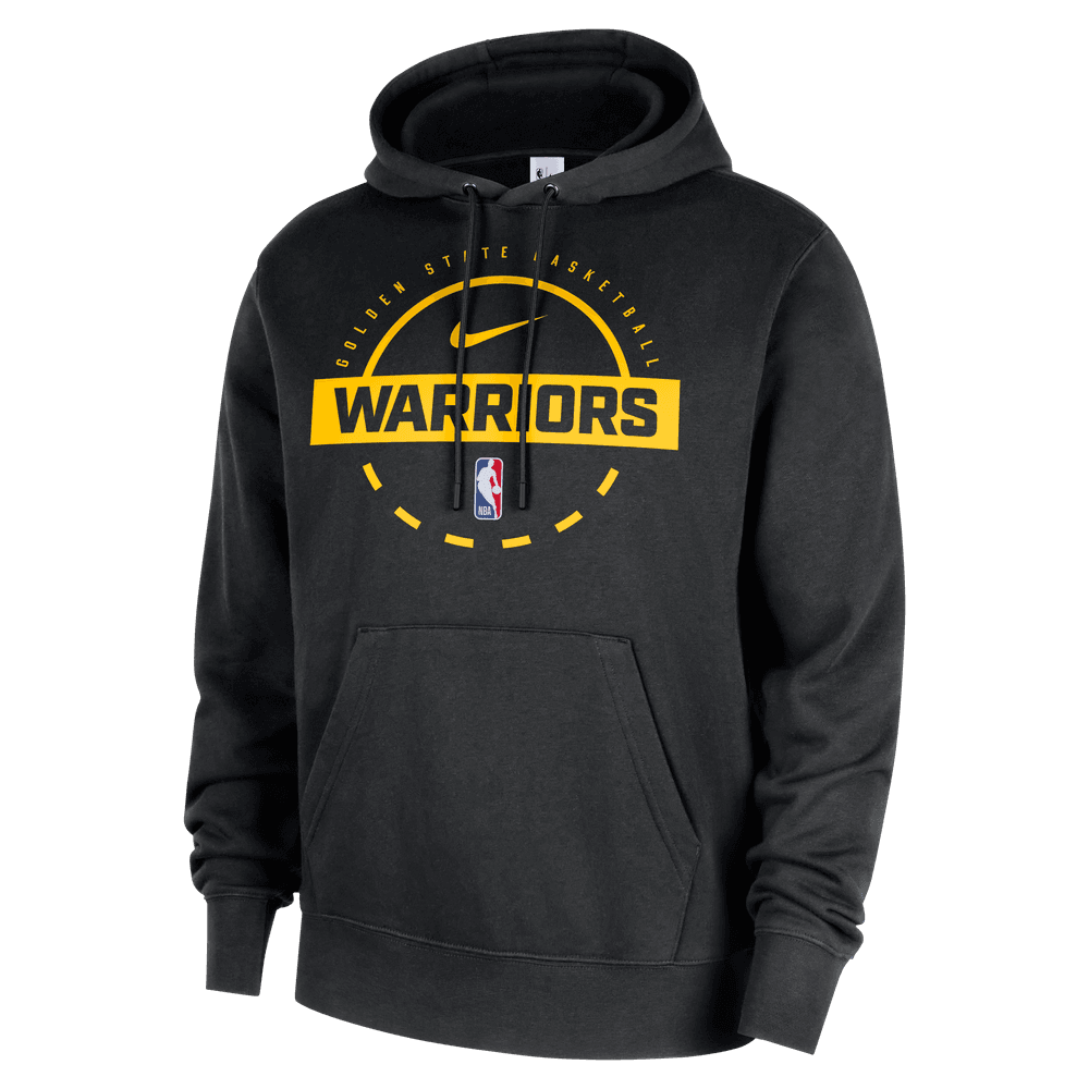 Golden State Warriors Club Men's Nike NBA Practice Pullover Hoodie 'Black'