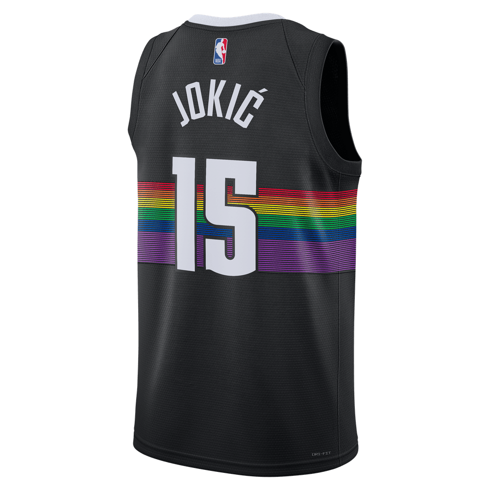 Nikola Jokić Denver Nuggets City Edition Men's Nike NBA Swingman Jersey 'Black'