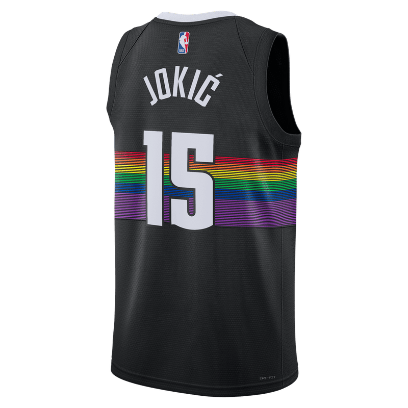 Nikola Jokić Denver Nuggets City Edition Men's Nike NBA Swingman Jersey 'Black'
