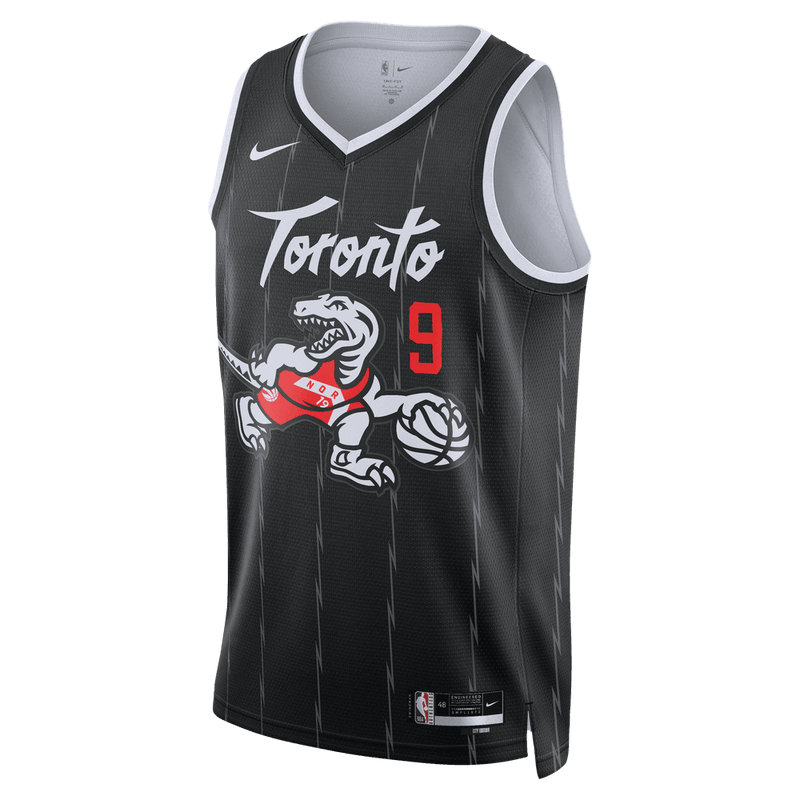 RJ Barrett Toronto Raptors City Edition Men's Nike NBA Swingman Jersey 'Black'