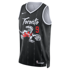 RJ Barrett Toronto Raptors City Edition Kids Nike NBA Swingman Jersey 'Black'