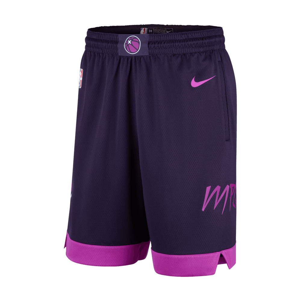 Minnesota Timberwolves City Edition Men's Nike Dri-FIT NBA Swingman Shorts 'Purple'