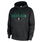 Boston Celtics Club Men's Nike NBA Practice Pullover Hoodie 'Black'