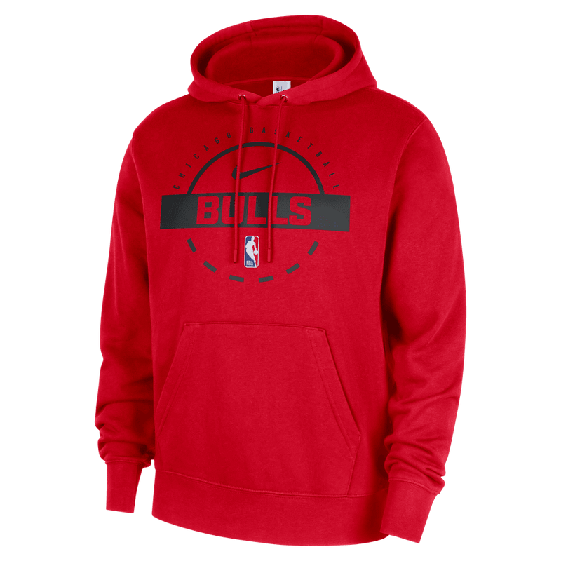 Chicago Bulls Club Men's Nike NBA Practice Pullover Hoodie 'Red'
