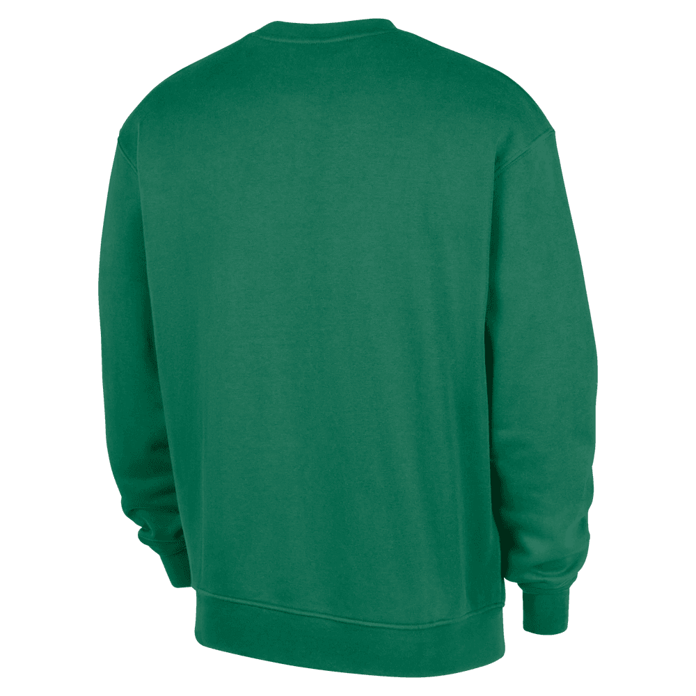 Boston Celtics Club Men's Nike Basketball Practice Fleece Crew 'Clover'