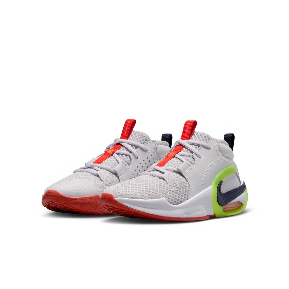 Nike Air Zoom Crossover 2 SE Big Kids' Basketball Shoes (GS) 'Vast Grey/Obsidian/Picante Red'