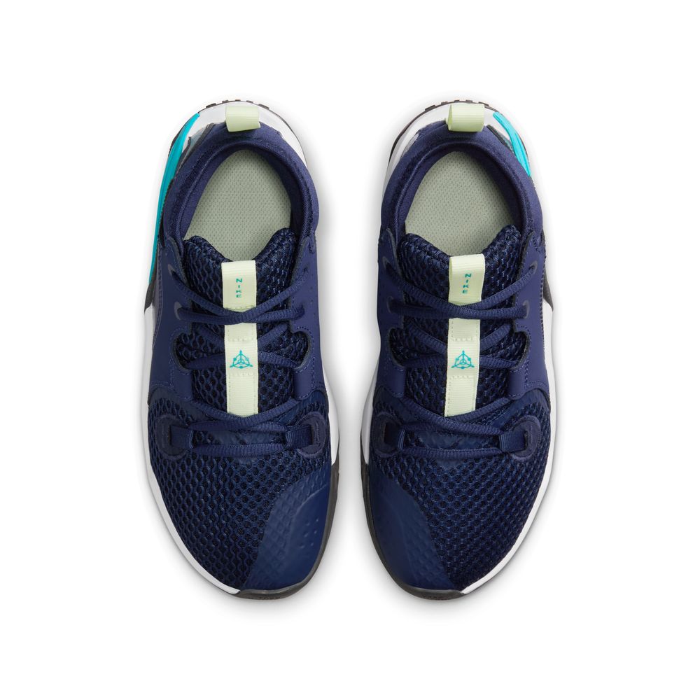 Nike Air Zoom Crossover 2 SE Big Kids' Basketball Shoes (GS) 'Navy/Cactus/Volt'