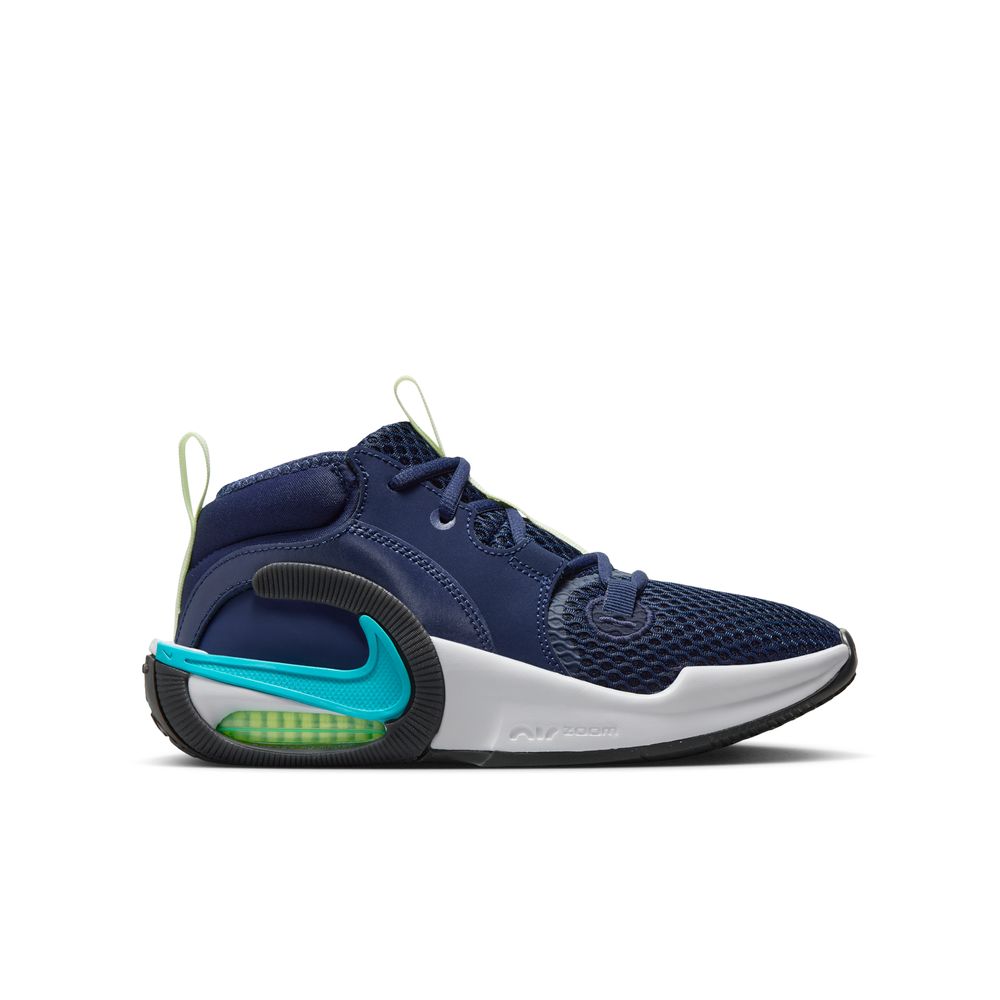 Nike Air Zoom Crossover 2 SE Big Kids' Basketball Shoes (GS) 'Navy/Cactus/Volt'