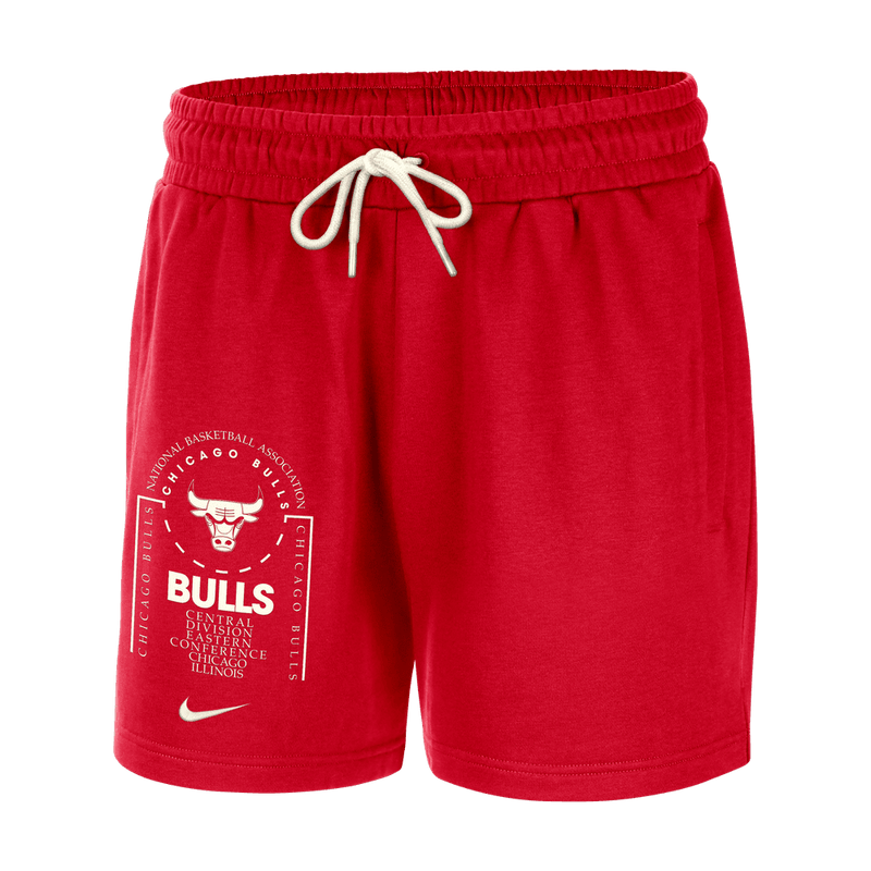 Chicago Bulls Club Courtside Men's Nike NBA Fleece Shorts 'Red/Sail'