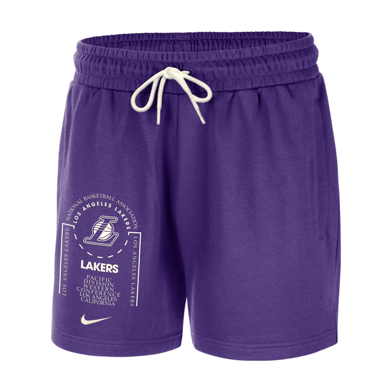 Los Angeles Lakers Club Courtside Men's Nike NBA Fleece Shorts 'Field Purple'