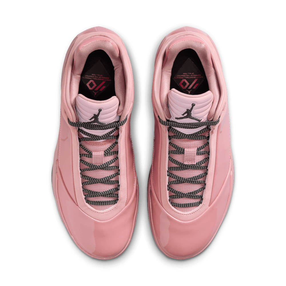 pink and grey jordans for women