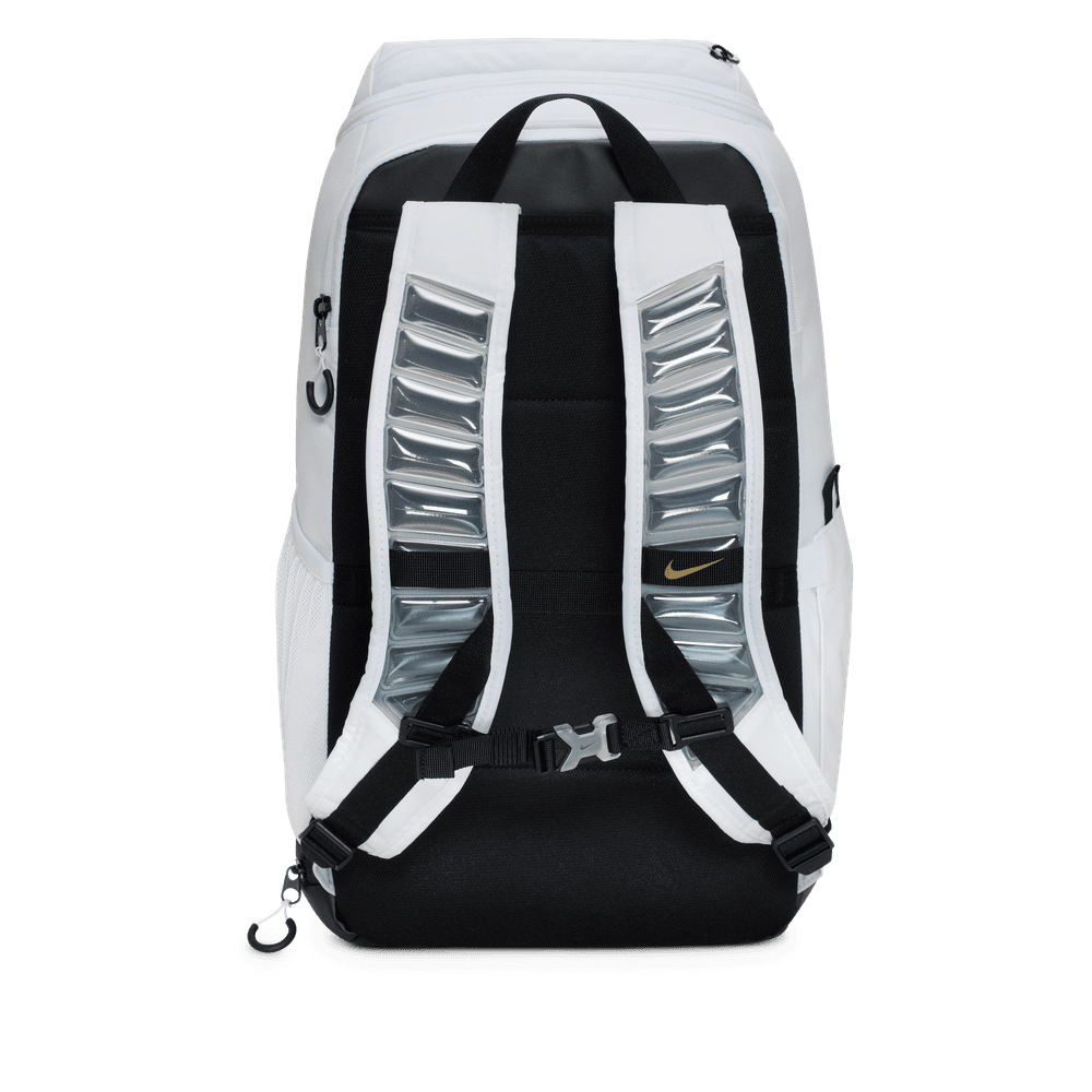 Nike Varsity Elite Backpack (32L) 'White/Black/Metallic Gold'