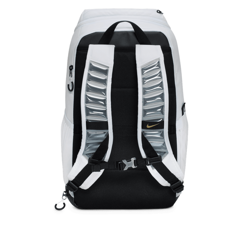 Nike Varsity Elite Backpack (32L) 'White/Black/Metallic Gold'
