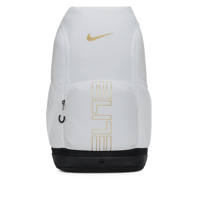 Nike Varsity Elite Backpack (32L) 'White/Black/Metallic Gold'