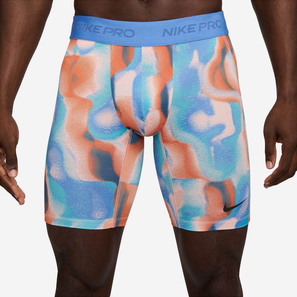Nike Pro Men's Dri-FIT Shorts 'Coral/Blue/Black'