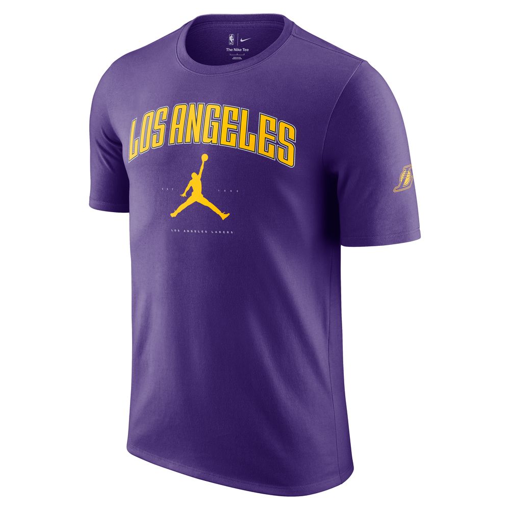 Los Angeles Lakers Essential Men's Jordan NBA T-Shirt 'Field Purple'