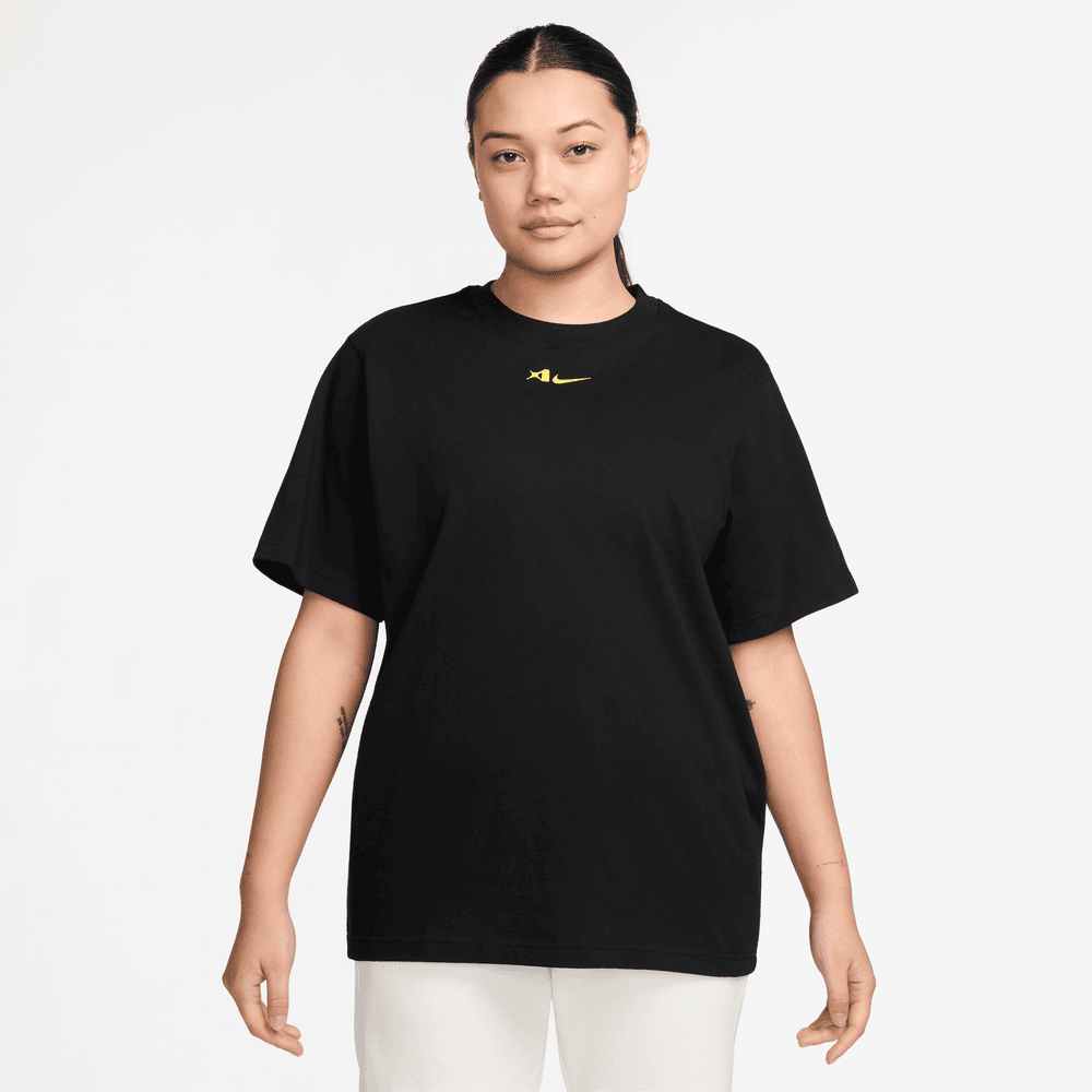 A'ja Wilson A'ja Wilson Women's Loose Short-Sleeve T-Shirt 'Black/Yellow'