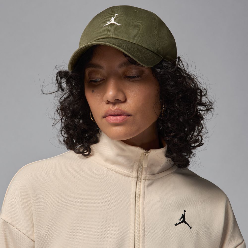 Jordan Club Unstructured Curved-Bill Hat 'Medium Olive/Sail'