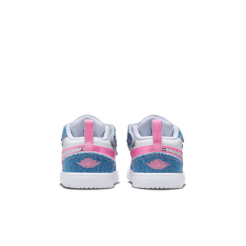 Jordan 1 Low Alt SE Baby/Toddler Shoes (TD) 'Cobalt Bliss/Pink/White'