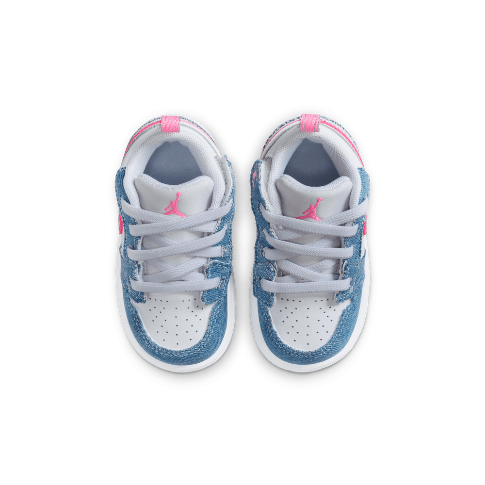Jordan 1 Low Alt SE Baby/Toddler Shoes (TD) 'Cobalt Bliss/Pink/White'