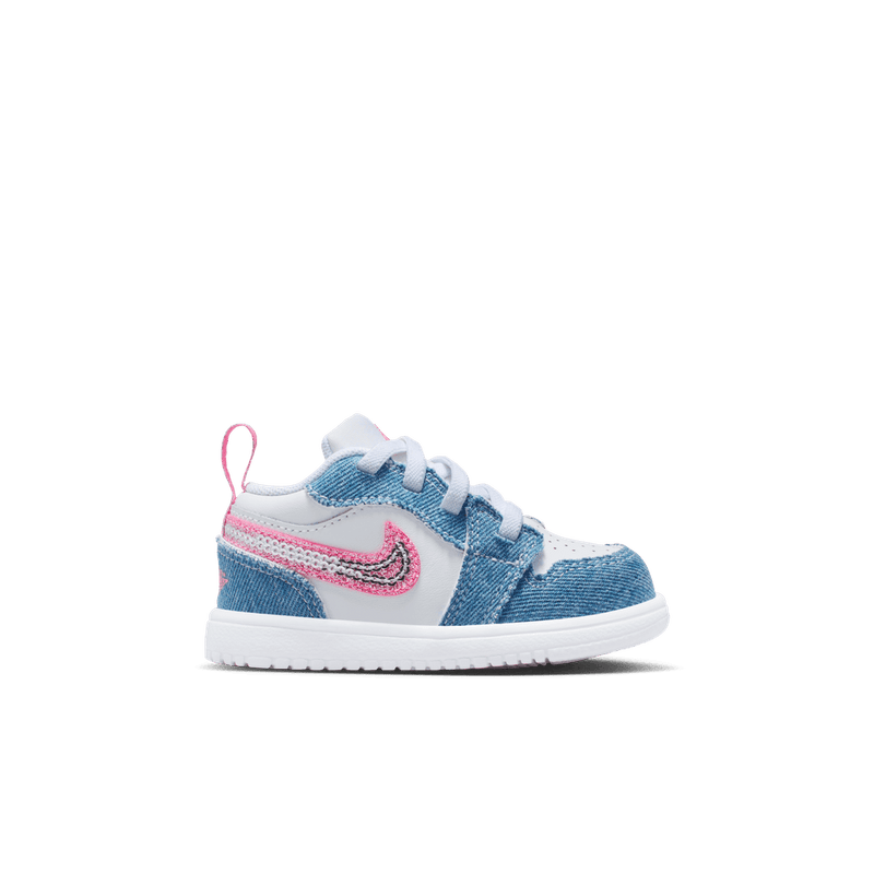 Jordan 1 Low Alt SE Baby/Toddler Shoes (TD) 'Cobalt Bliss/Pink/White'