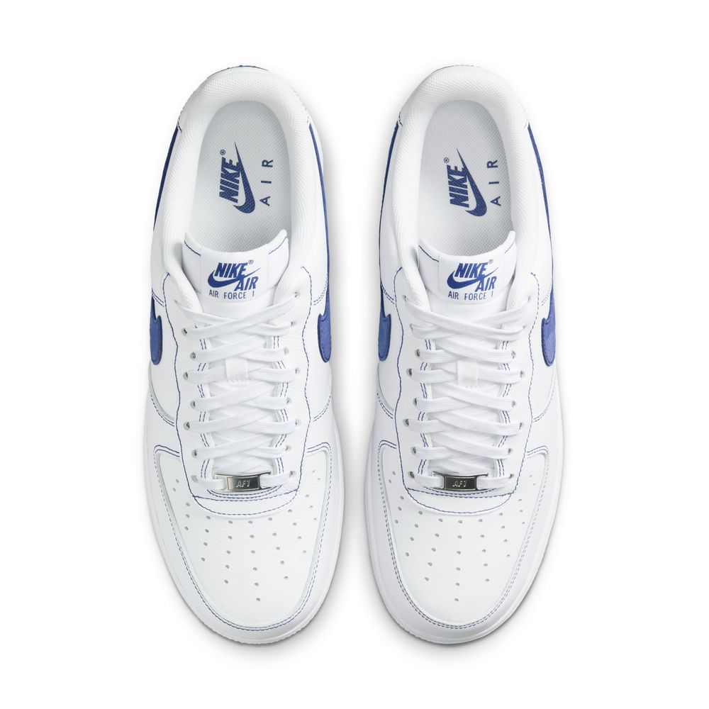 Nike Air Force 1 '07 LV8 Men's Shoes 'White/Deep Royal Blue'
