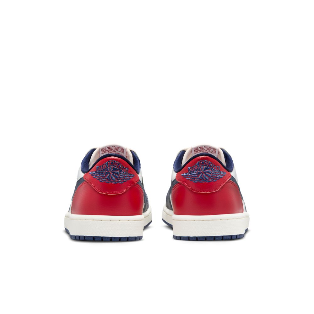 Air Jordan 1 Retro Low Men's Shoes 'White/Red/Navy'