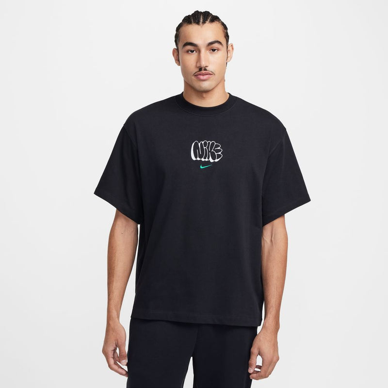 Nike Men's Solo T-shirt 'Black/Malachite'