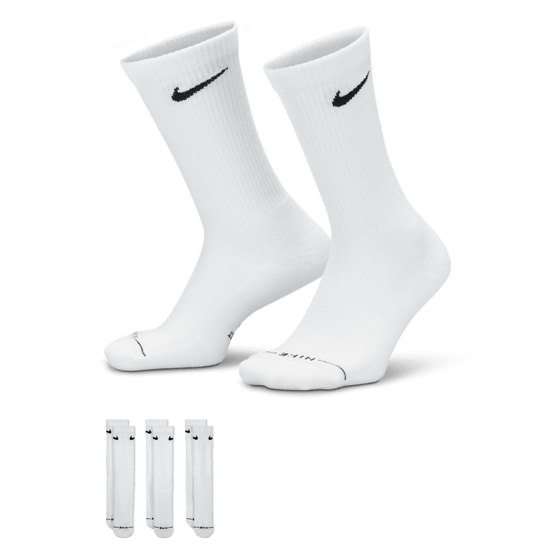 Nike Everyday Elevated Crew Socks (3 Pairs) 'White/Black'