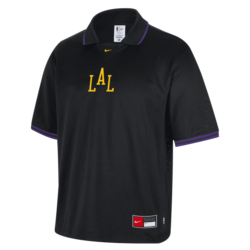 Nike Air Lifestyle Lakers City Edition Men's T-Shirt 'Black'