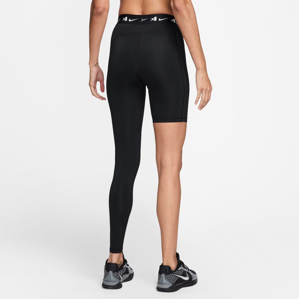 A'ja Wilson Women's A'symmetric Mid-Rise Single-Leg Basketball Leggings 'Black'