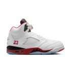 Air Jordan 5 Retro Men's Shoes 'White/Fire Red/Black'