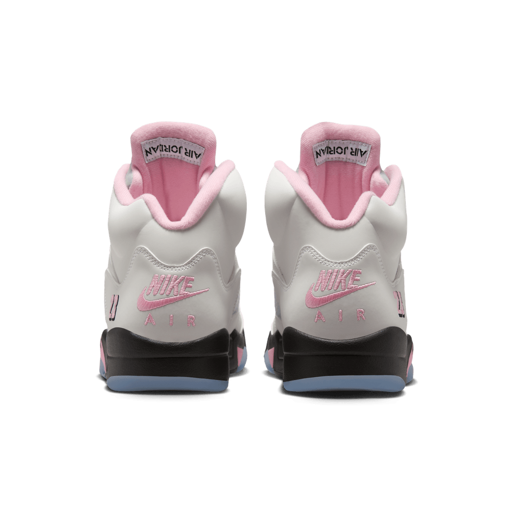 Air Jordan 5 Retro Men's Shoes 'White/Soft Pink/Black'