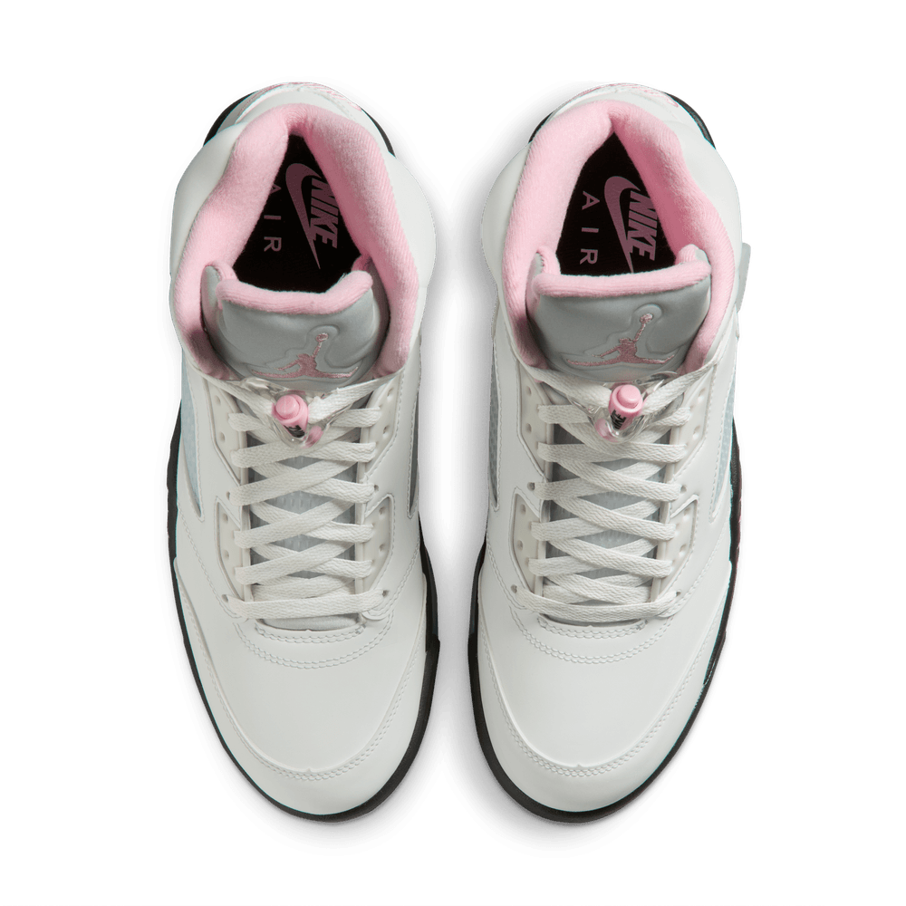 Air Jordan 5 Retro Men's Shoes 'White/Soft Pink/Black'