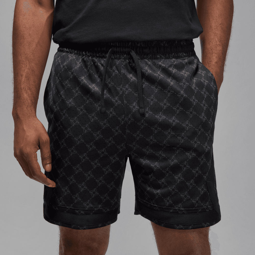 Jordan Sport Men's Dri-FIT Printed Diamond Shorts 'Black'
