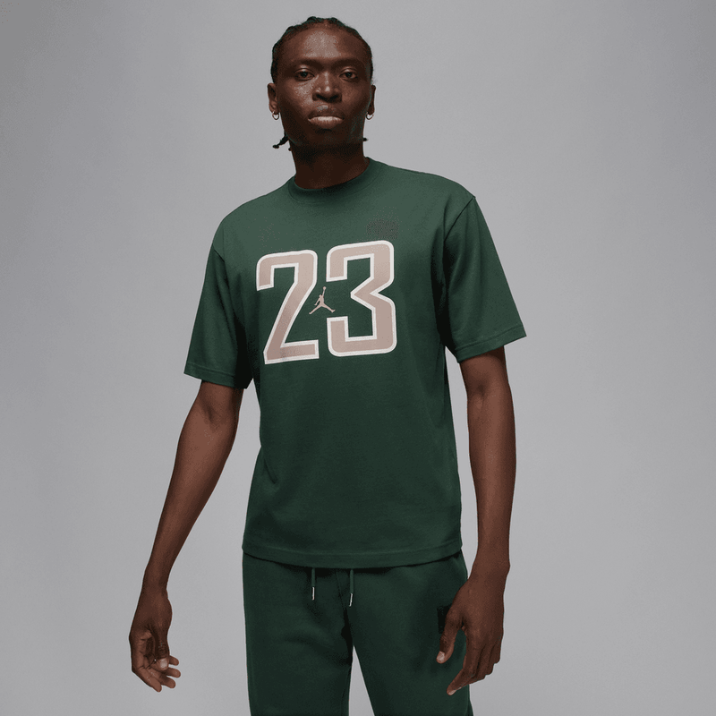 Jordan Brooklyn Men's T-Shirt 'Midnight Green/Fossil Stone'