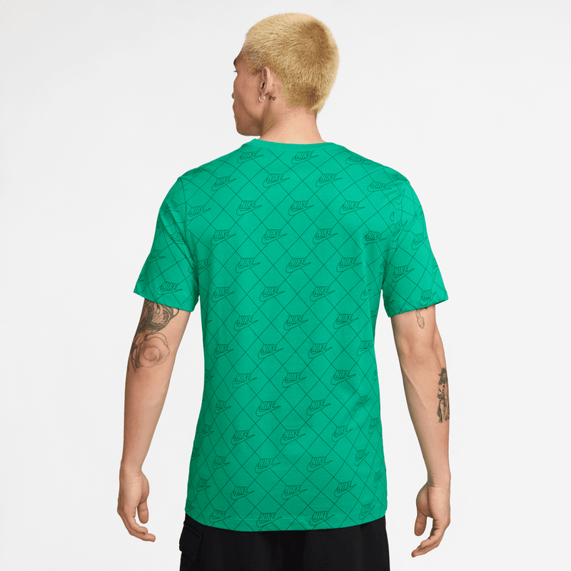 Nike All-Over Printed Seasonal Club T-Shirt 'Stadium Green'