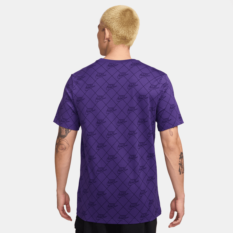 Nike All-Over Printed Seasonal Club T-Shirt 'Wild Grape'