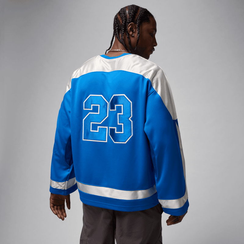 Jordan Brooklyn Men's Collegiate Hockey Jersey 'Blue/Sail'