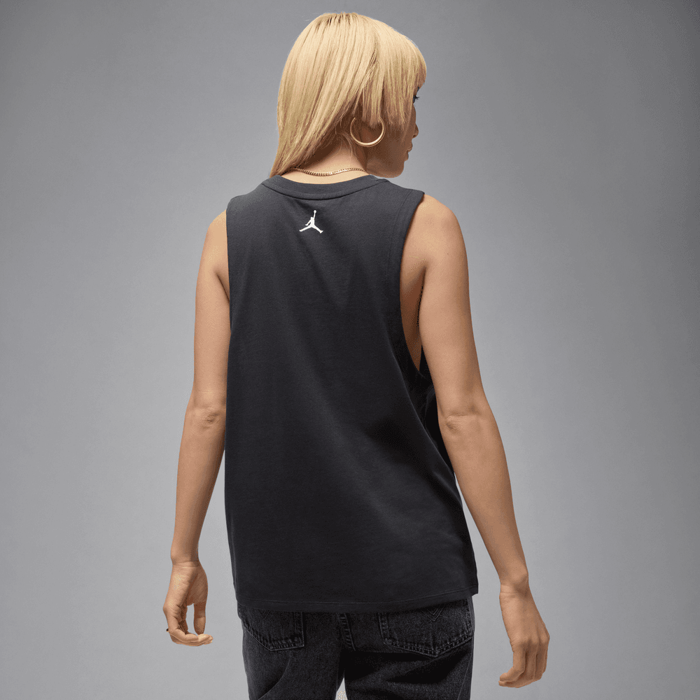 Jordan Flight Women's Sleeveless Graphic T-Shirt 'Off Noir'